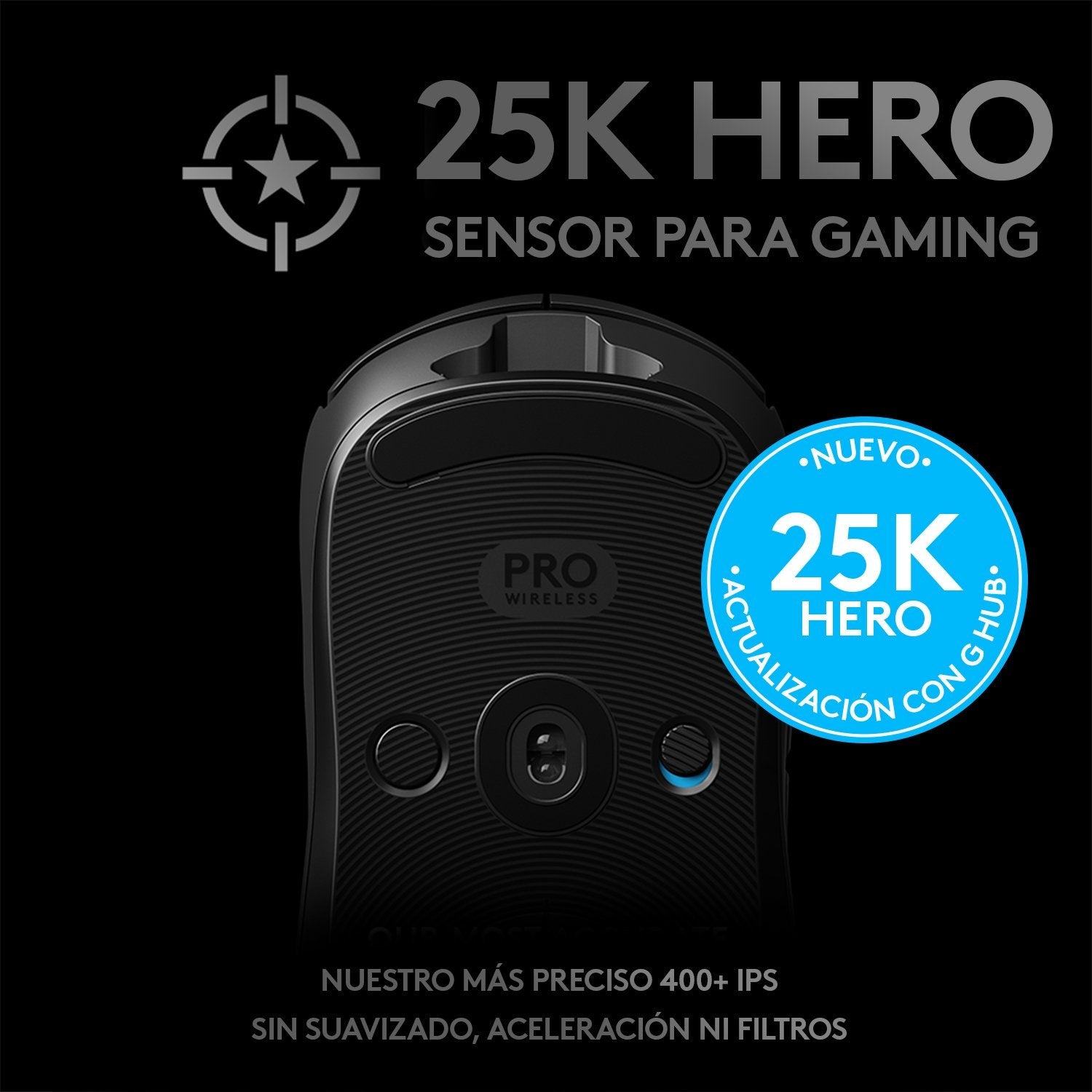 Logitech  Raton Gaming G Pro Inalambrico