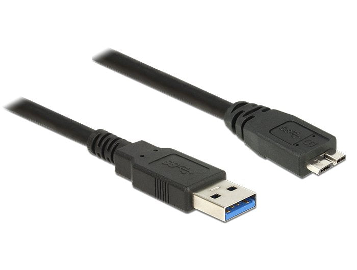 Delock 85071 Cable Usb 0,5 M 3.2 Gen 1 (3.1 Gen 1) Usb A Micro-Usb B Negro