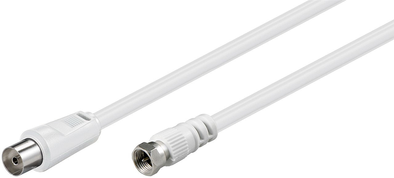 Goobay Akfc 250 2.5m Cable Coaxial 2,5 M Sat Blanco