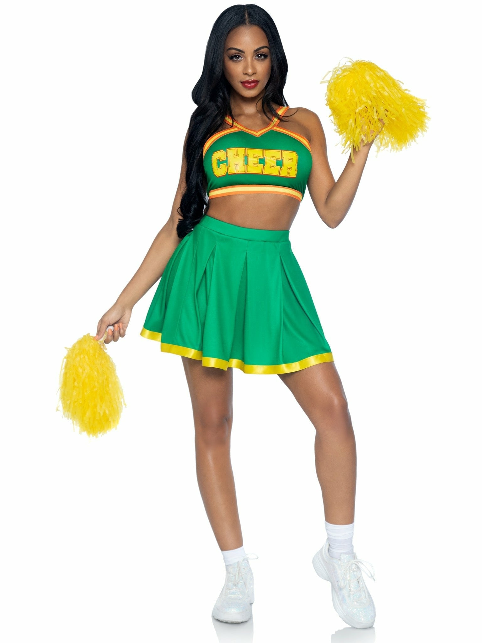 Leg Avenue - Disfraz Animadora Verde S/M