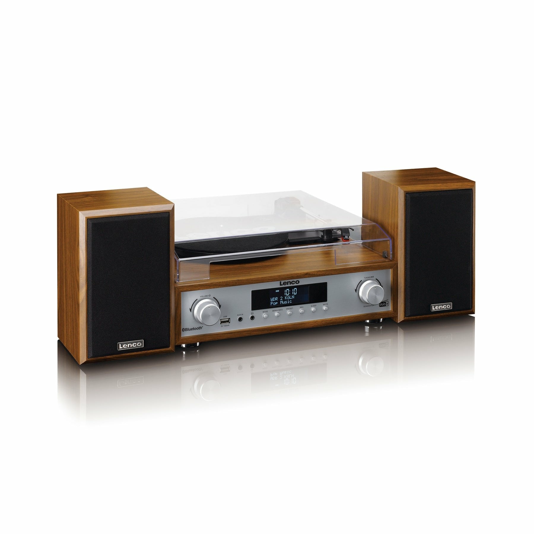Tocadisco  Lenco Mc-160wd Wood