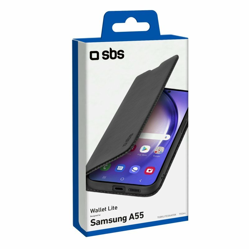 Sbs Book Wallet Lite Galaxy A55 Schwarz