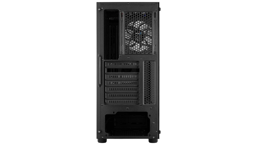 Caja Pc Aerocool Menace Saturn Frgb Midi Tower Negro