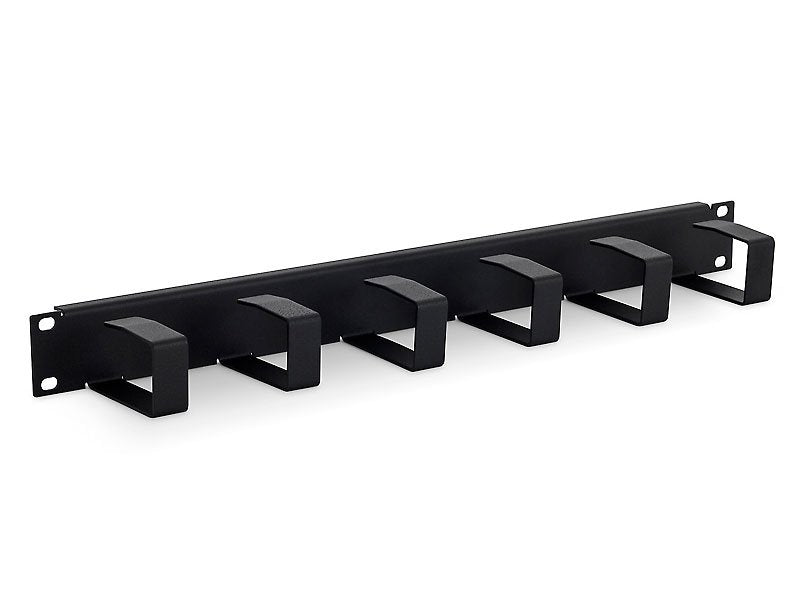 Triton Rab-Vp-X21-A1 Panel Pasacables 19" 1u, 6 Soportes Metálicos 40x70mm, Negro