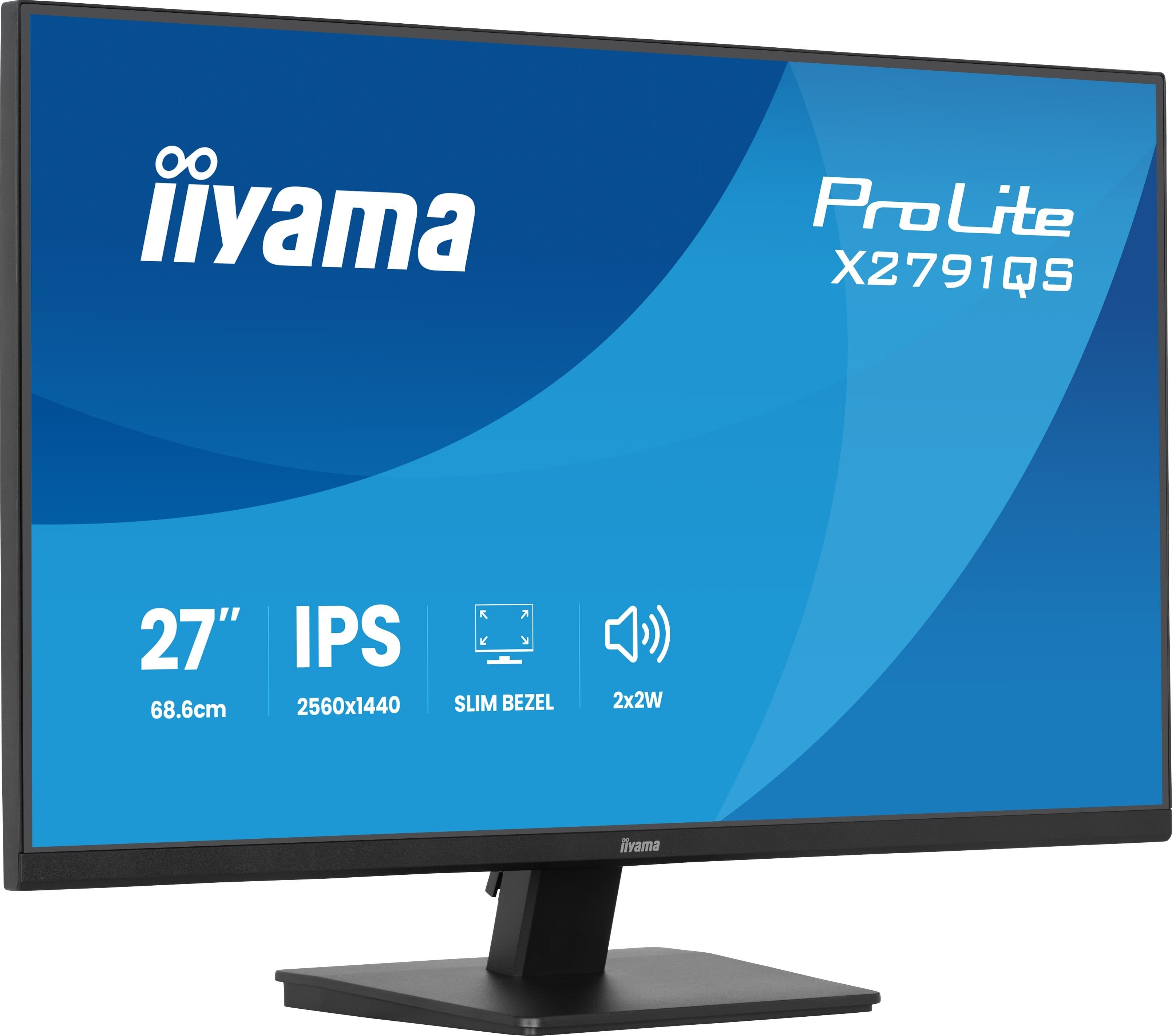 Monitor Iiyama 27" Ips, 4-Side Slim Bezel 2560x1440 75hz