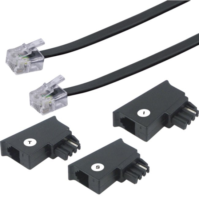 Cable De Conexión Telefónica Schwaiger Rj-11 - Rj-11 6m