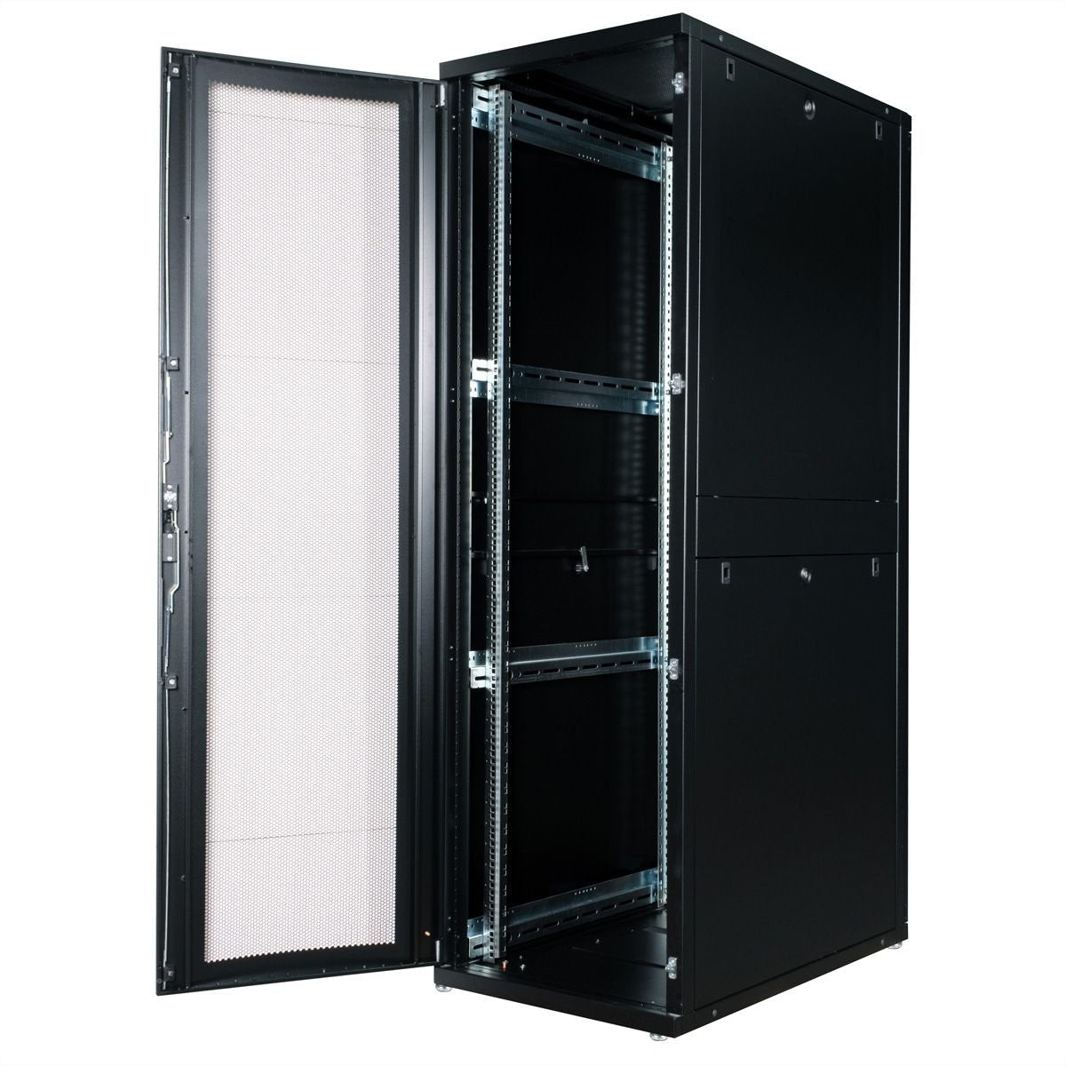 Roline 19-Zoll Serverschrank Pro 42 He, 600x1000 Bxt Schwarz