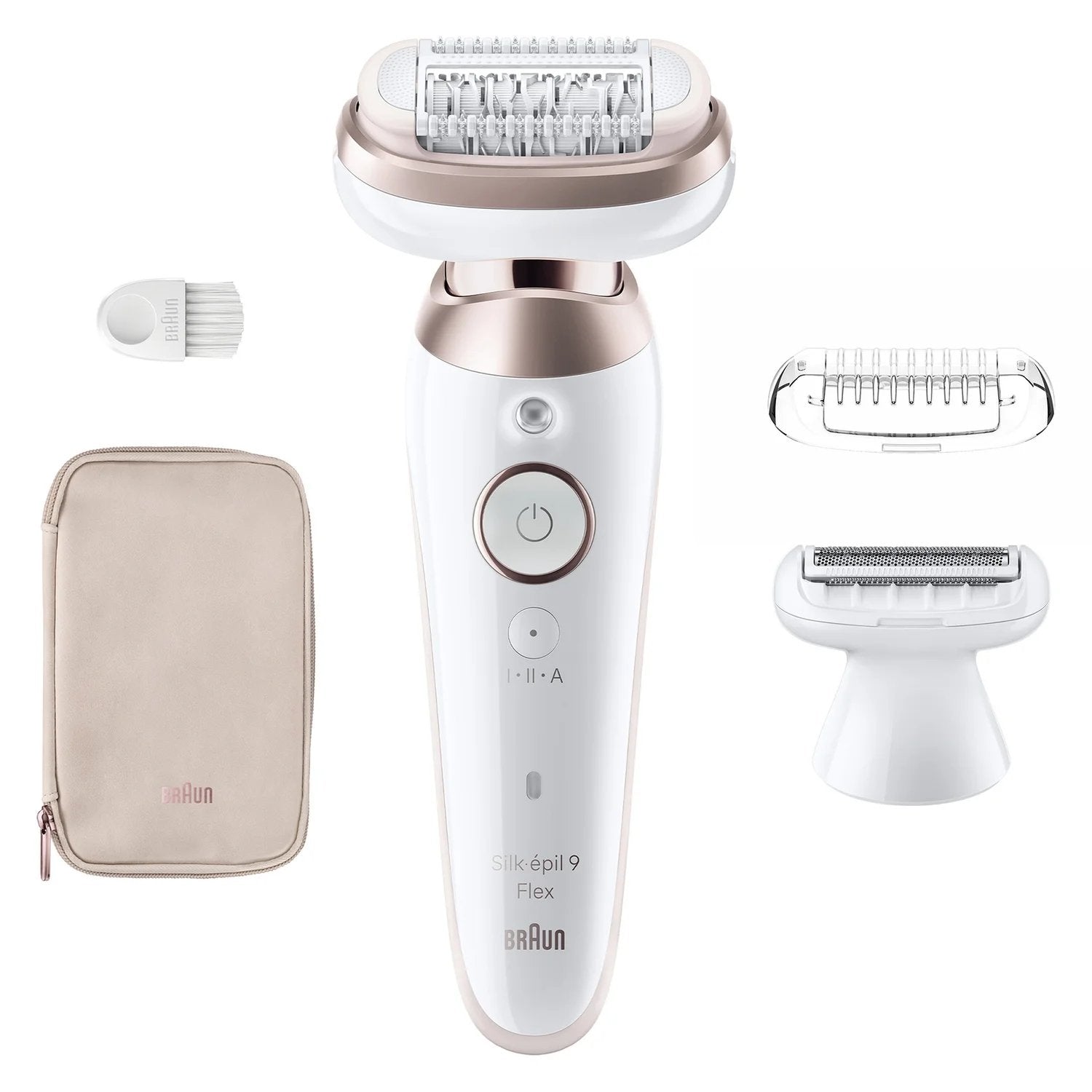 EAN 7500435225311 - Braun Silk-épil 9 Flex 9-030 3D 40 pinzas Rosa, Blanco imagen 1