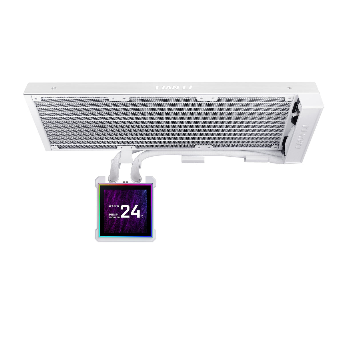K Lian Li Hydroshift Ii Lcd-S 360n Blanco Aio-Refrigeración Líquida