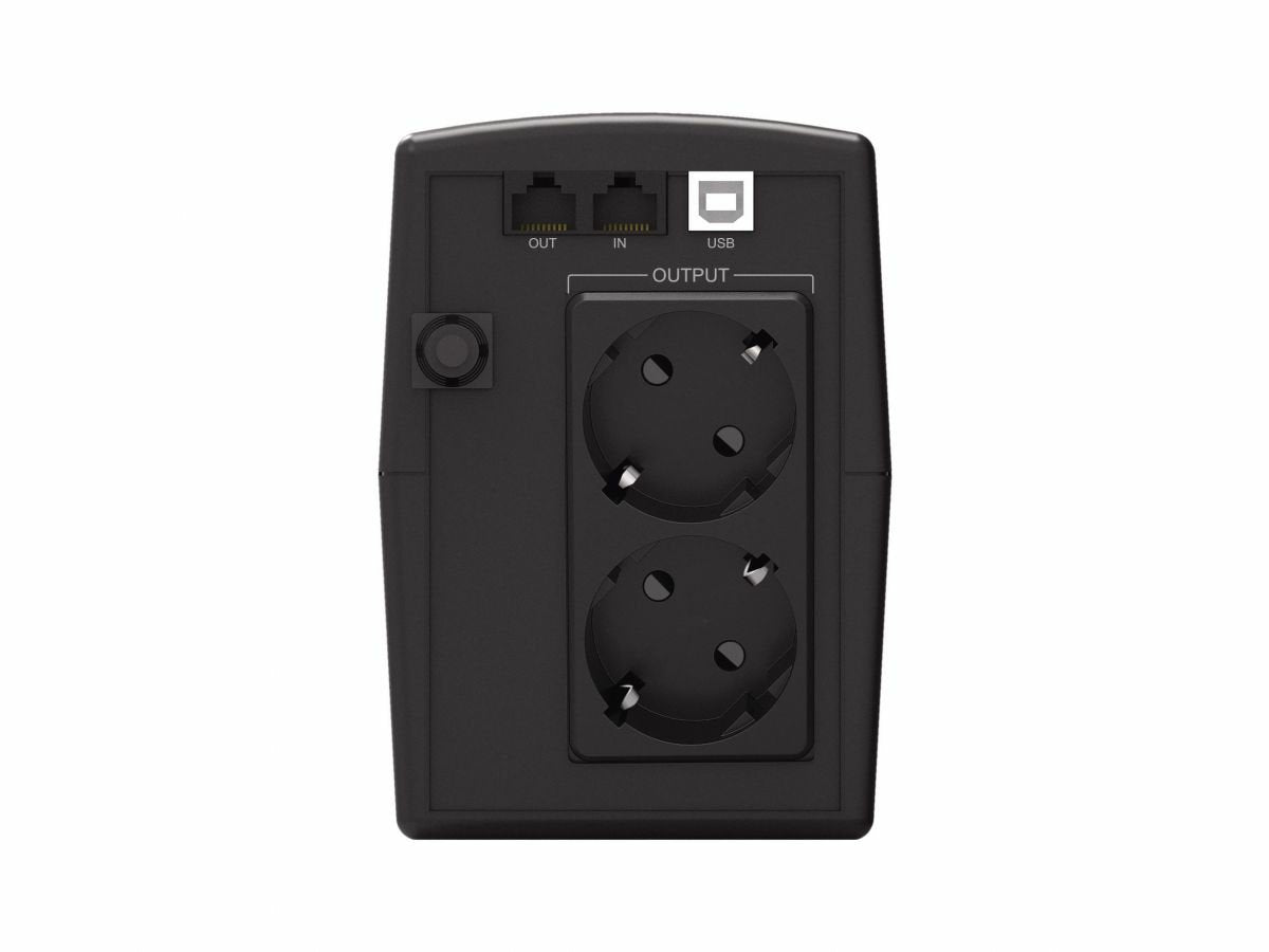 EAN 4015867235232 - Conceptronic ZEUS07ES sistema de alimentación ininterrumpida (UPS) Línea interactiva 1 kVA 600 W 2 salida imagen 2