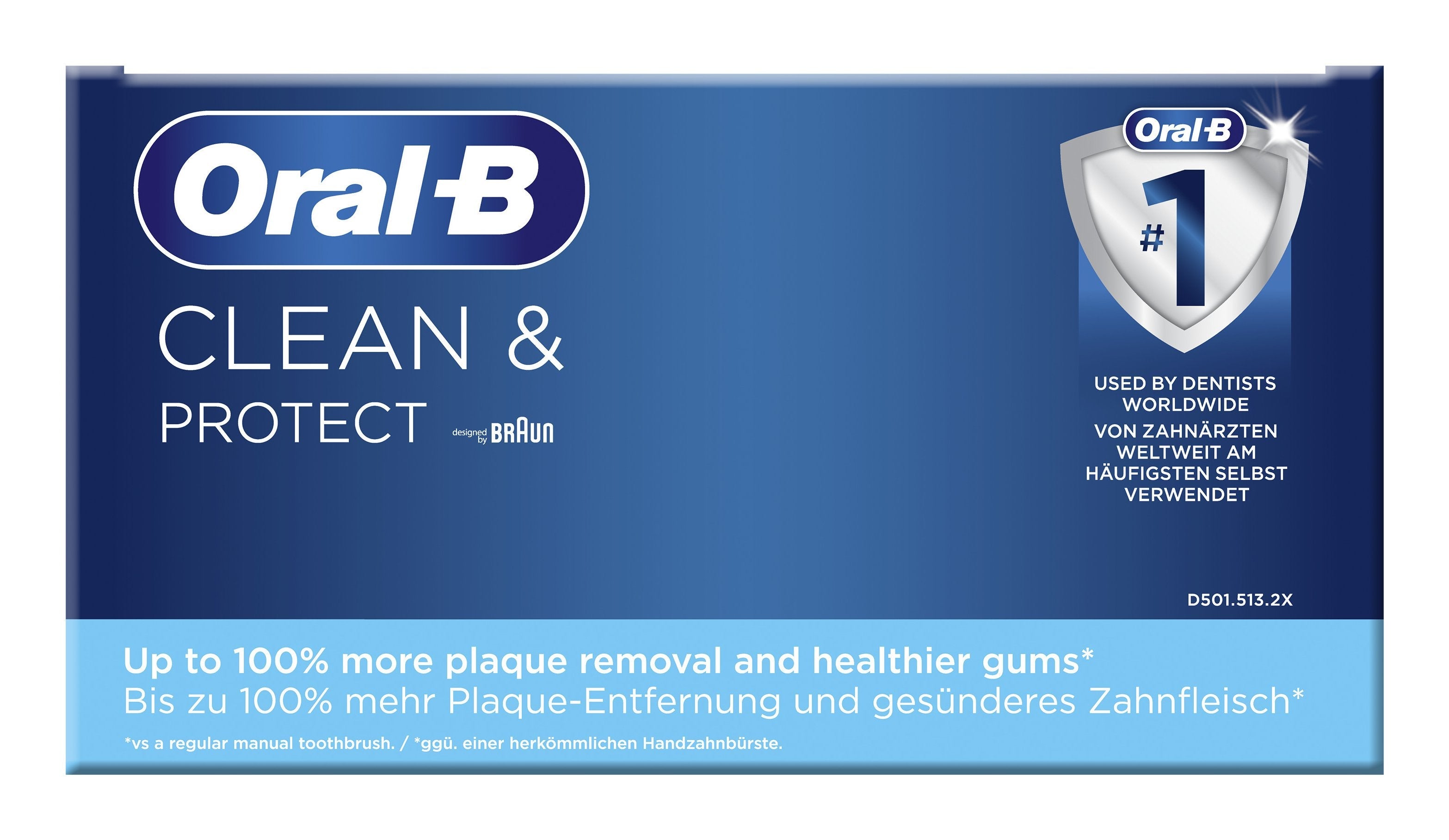 Oral-B Pro 2 Clean & Protect ZahnbRste Schwarz