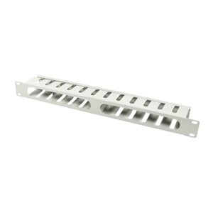 Kabelpanel 19" 1he, Con Cubierta, Gris Logilink
