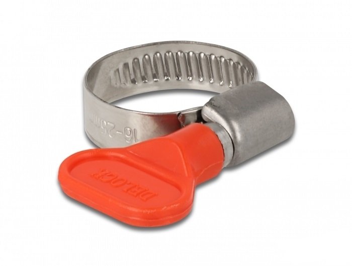 Schlauchschelle Mit Flügelmutter 16 - 25 Mm 10 Stück Rot