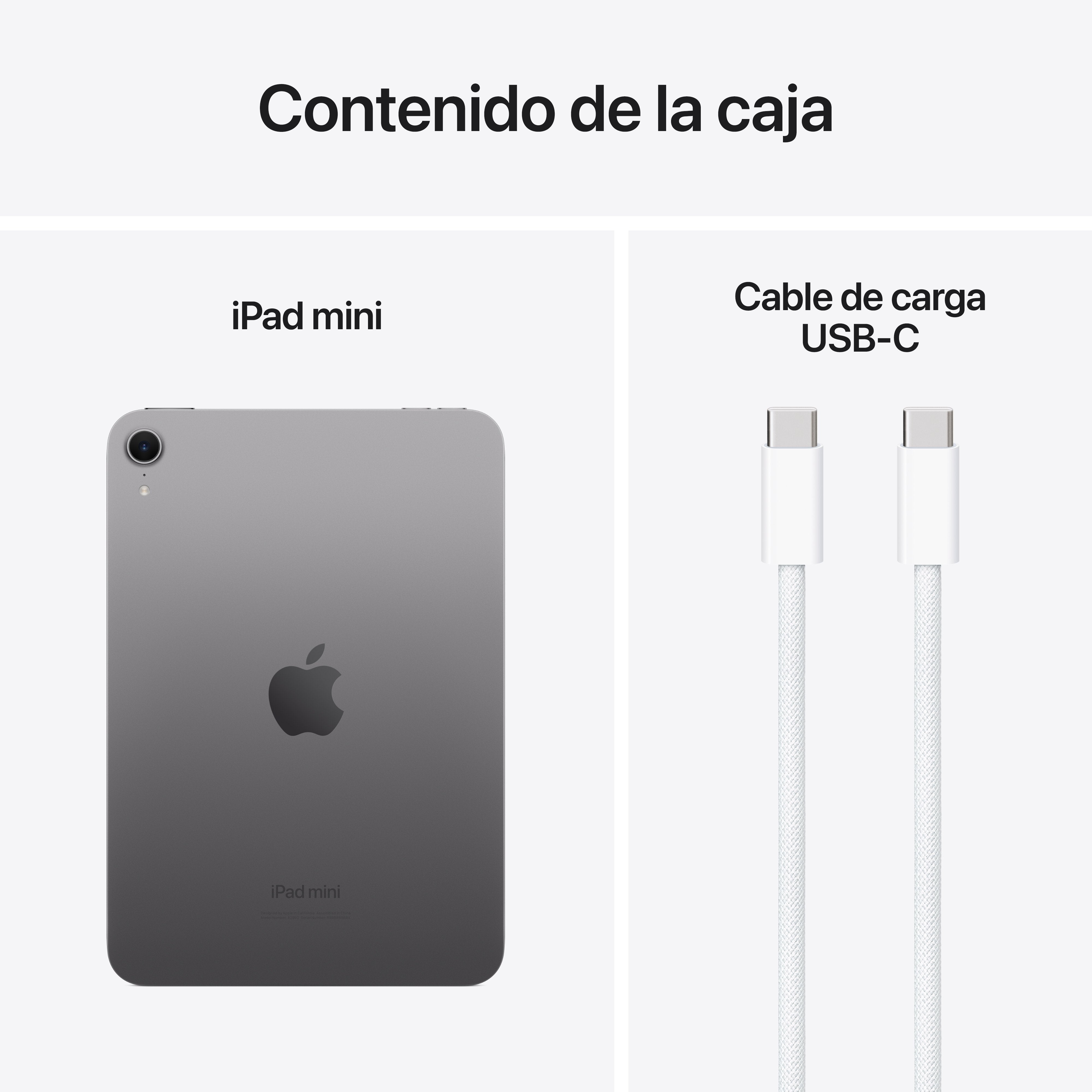 EAN 0195949729041 - Apple iPad mini 7th gen 128 GB 21,1 cm (8.3") Wi-Fi 6E (802.11ax) iPadOS 18 Gris imagen 10