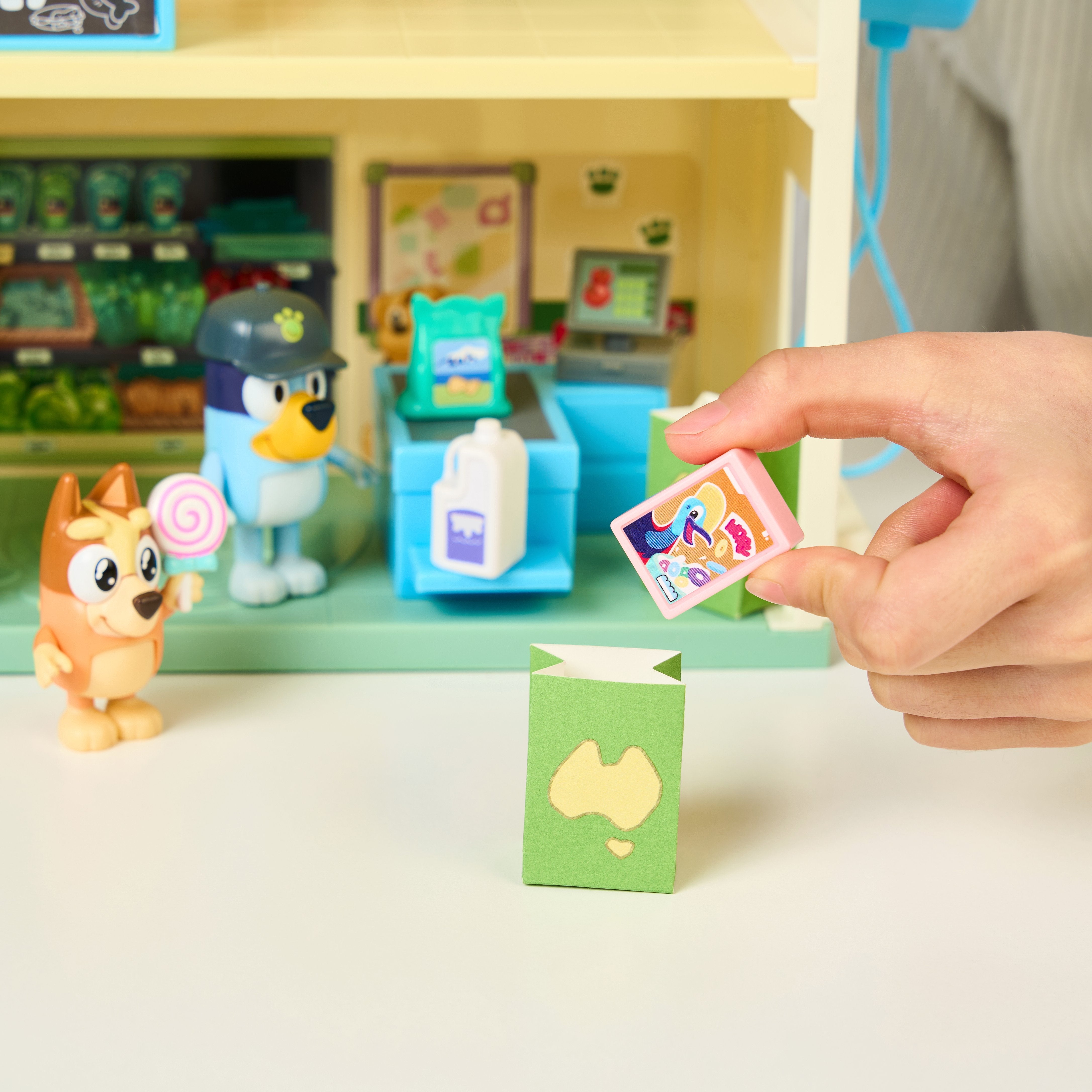 Moose Toys Bluey - Lets Play Chef Supermercado, Juego De Construcción 18918