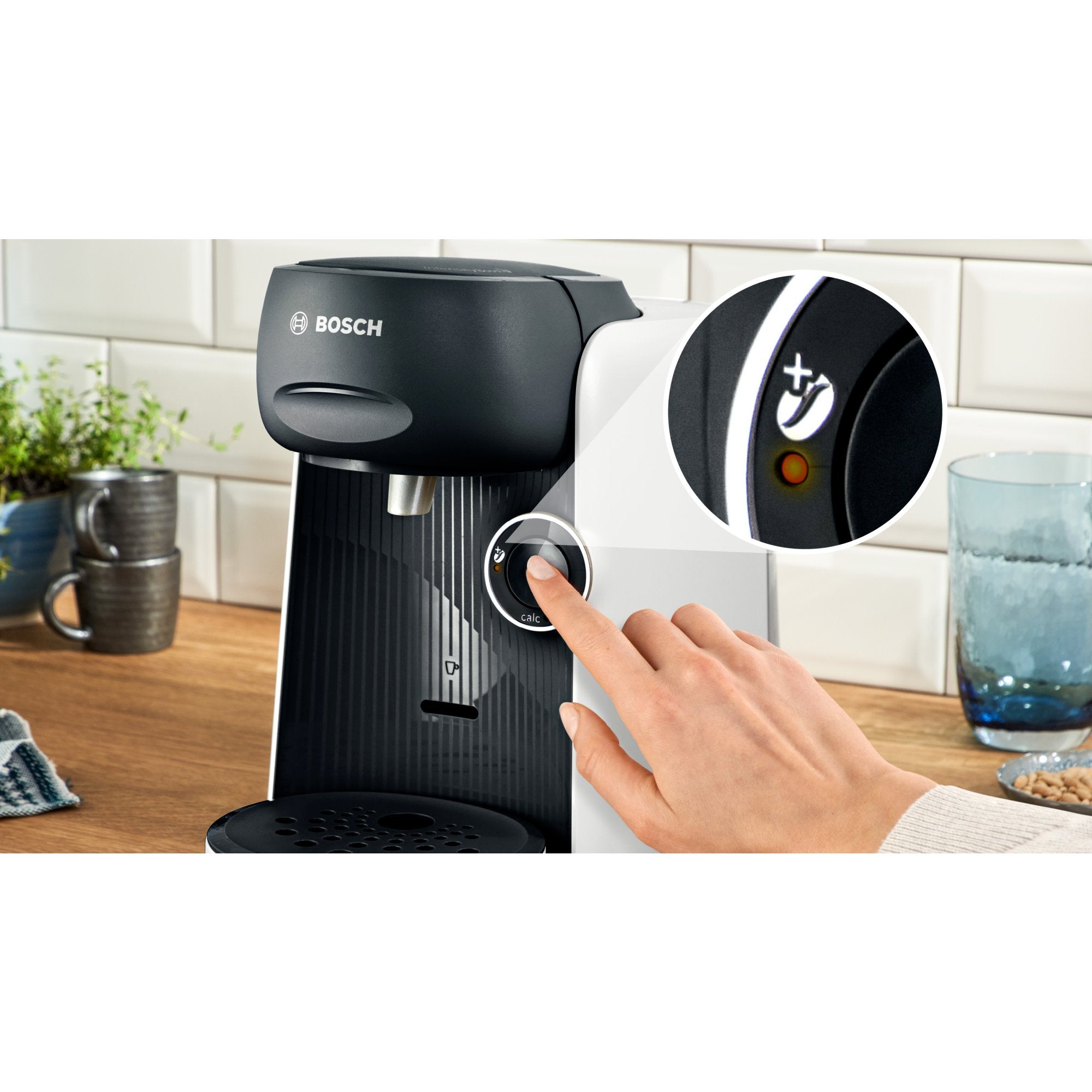 Cafetera  Bosch Tas164e Eléctrica Totalmente Automática Macchina Per Caffè A Capsule 0,7 L
