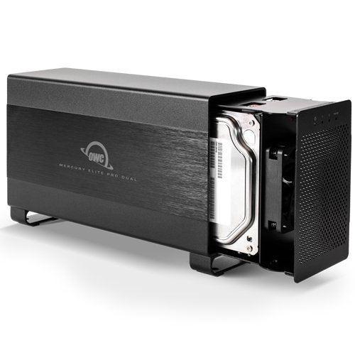 Owc Mercury Elite Pro Dual Caja De Disco Duro (Hdd) Negro 2.5/3.5"