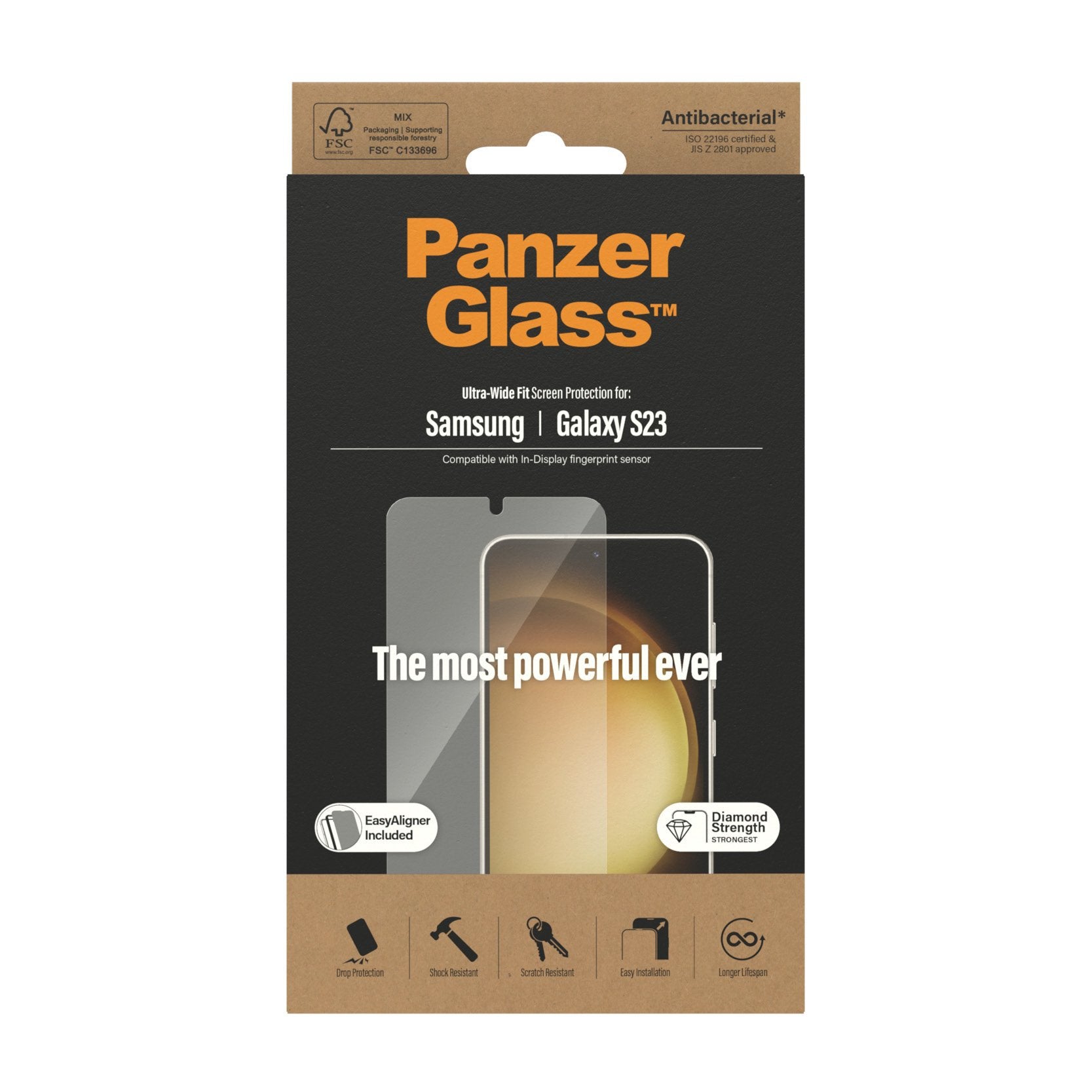 Protector De Pantalla  Panzerglass Samsung Galaxy S 2023 Uwf Ab Wa 1 Pieza(S)