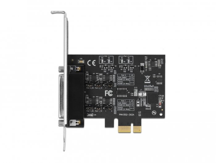 Delock Tarjeta Pci Expres A 2 X Serie Rs-422/485 Mit 15 Kv Esd Schutz