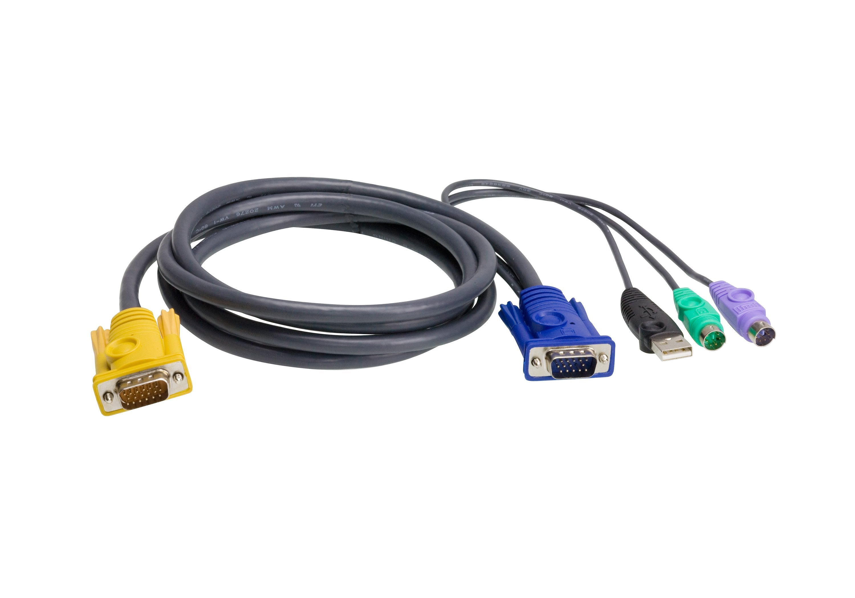 EAN 0672792002700 - ATEN 2L-5303UP cable para video, teclado y ratón (kvm) Negro imagen 1