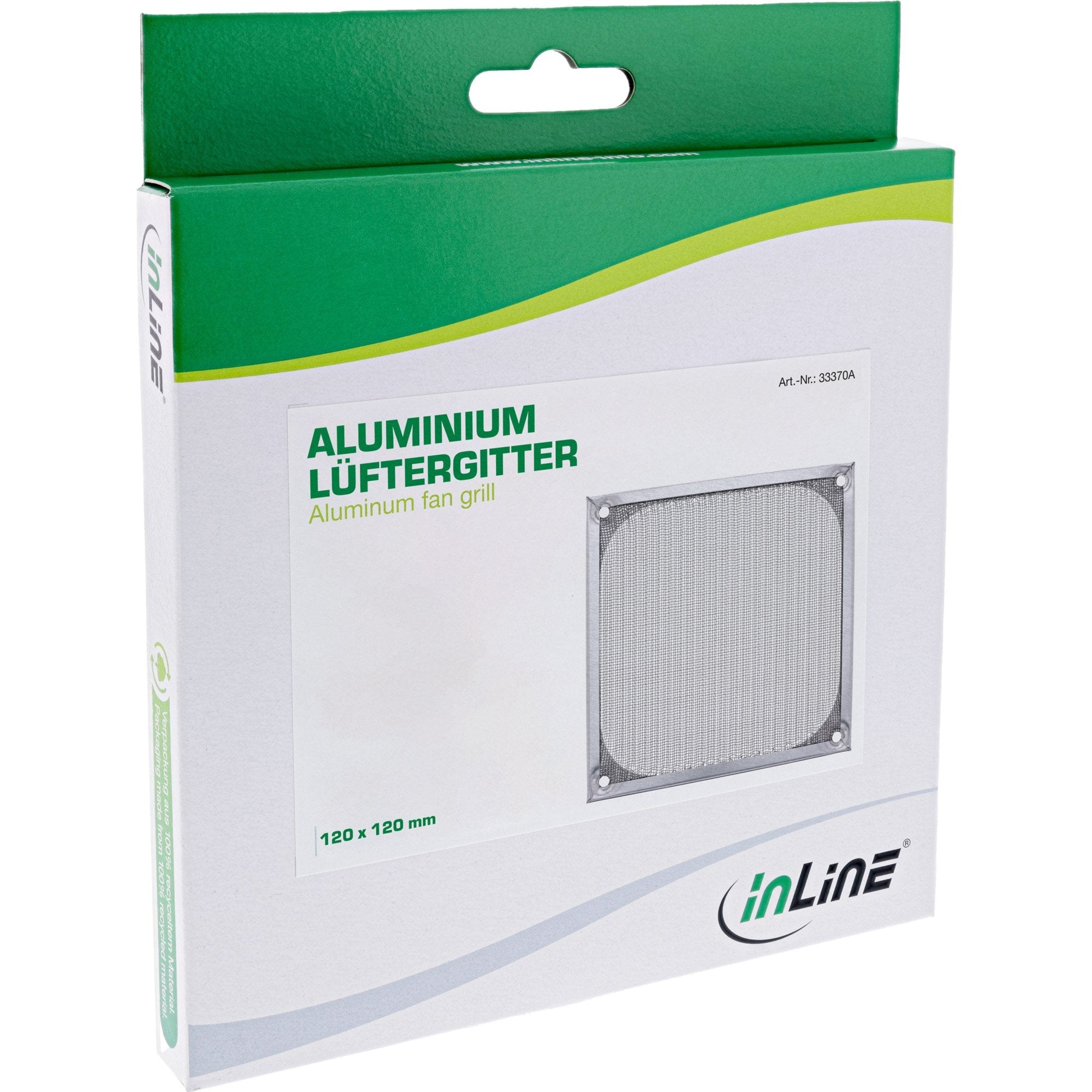 Proteccion Ventilador Inline Fan Guard 120mm Con Filtro De Aluminio