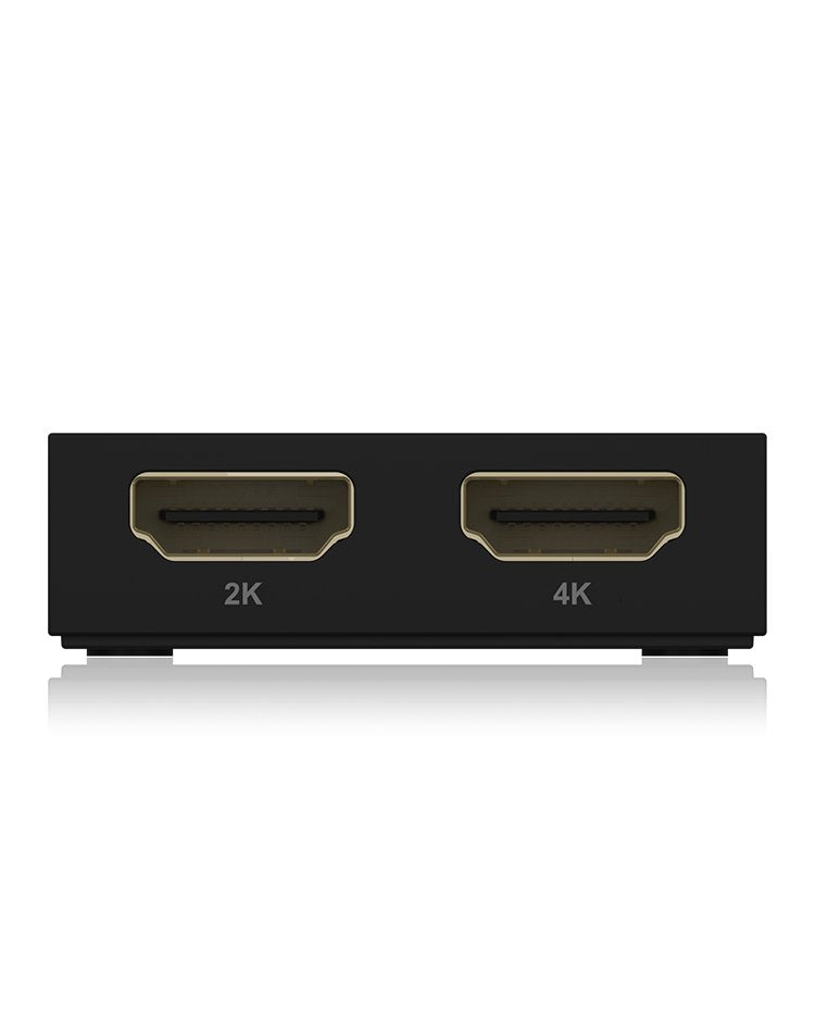 Icy Box Ib-Spl1029ac Usb 3.2 Splitter 2 X Hdmi Negro