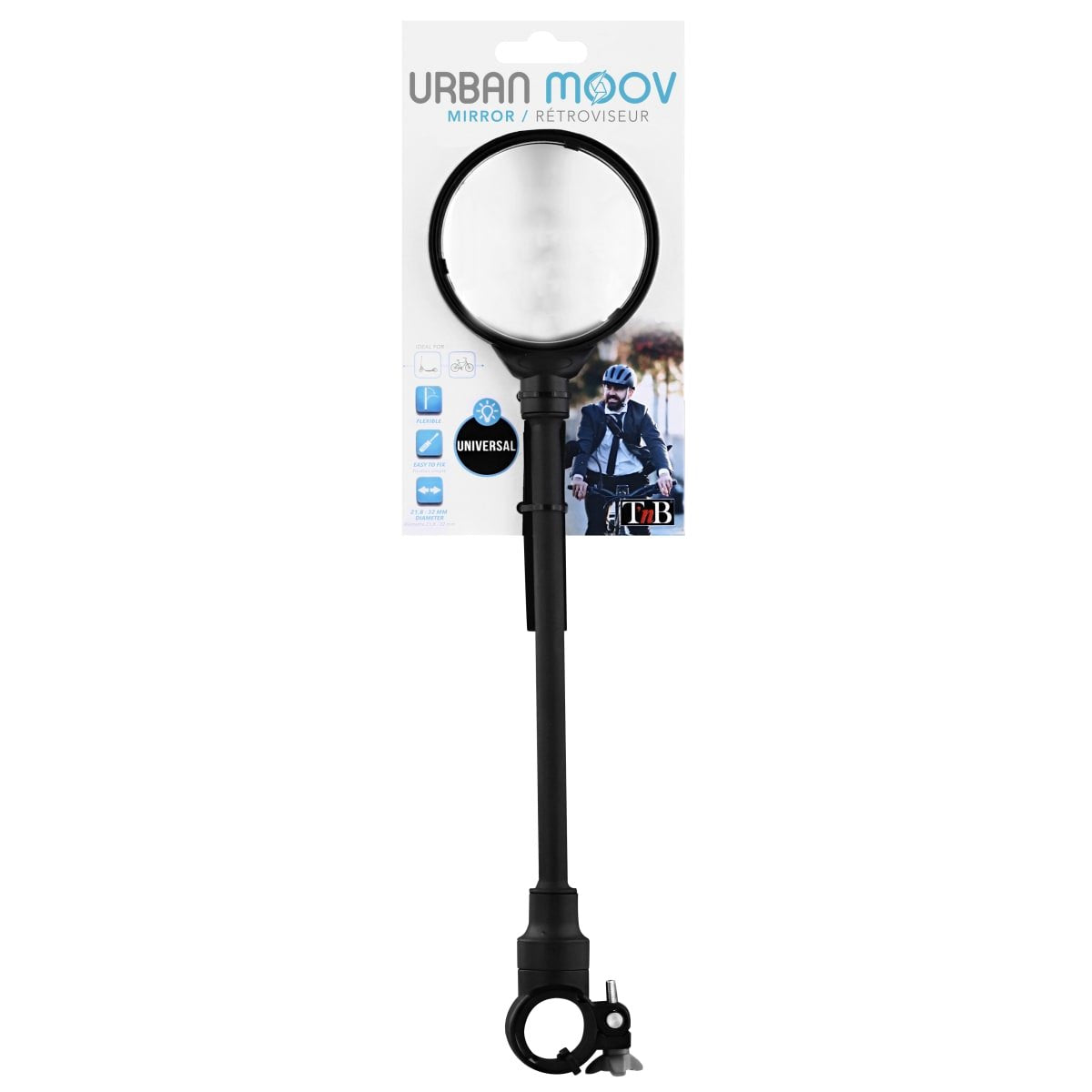 EAN 3303170093436 - T'nB Flexible mirror for bike/e-scooter Espejo imagen 4