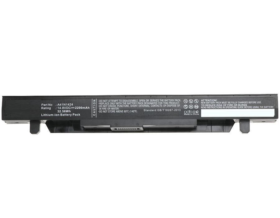 Coreparts Batería Para Portátil Asus 33wh Li-Ion 14.8v 2200mah Negro, Fx-Plus, Gl552, Gl552j, Gl552jx, Rog Fx-Plus, Rog Gl552j, Rog Gl552jx, Ro