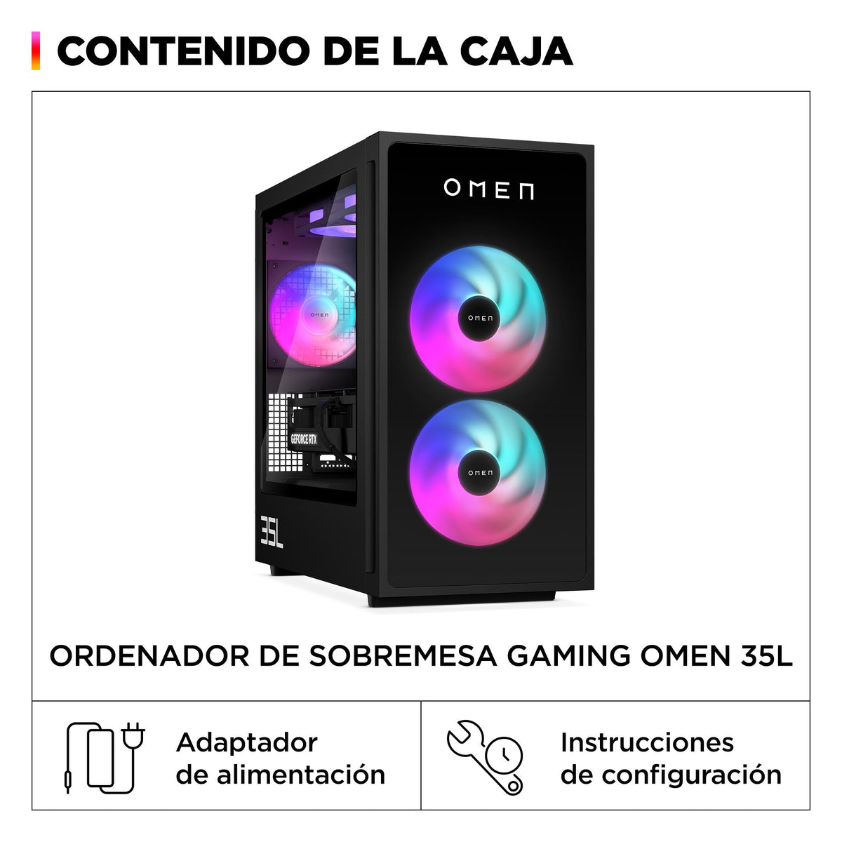 EAN 199251514937 - HP OMEN 35L Gaming GT16-0099ns Intel® Core™ i5 i5-14400F 32 GB DDR5-SDRAM 1 TB SSD NVIDIA GeForce RTX 5060 imagen 4