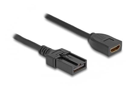 Delock Cable Hdmi De Automóvil Hdmi-A Hembra A Hdmi-E Macho De 3 M 4k 60 Hz