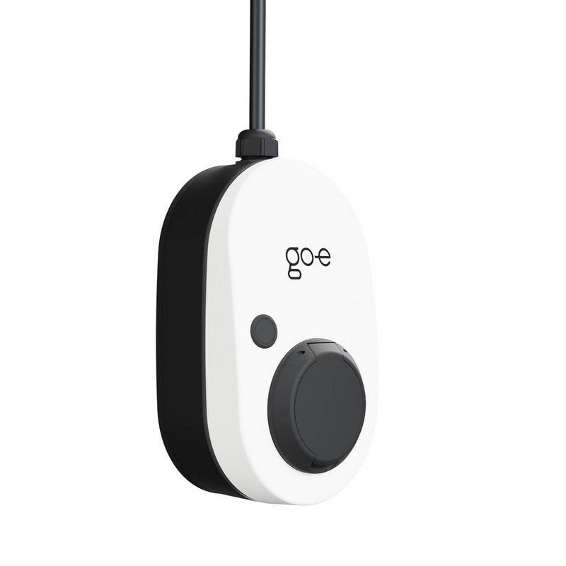 Go-E Charger Gemini, 11 Kw (16a Trifásico), Caja De Pared (Blanco/Negro, Sin Cable)  Ch-04-11-51