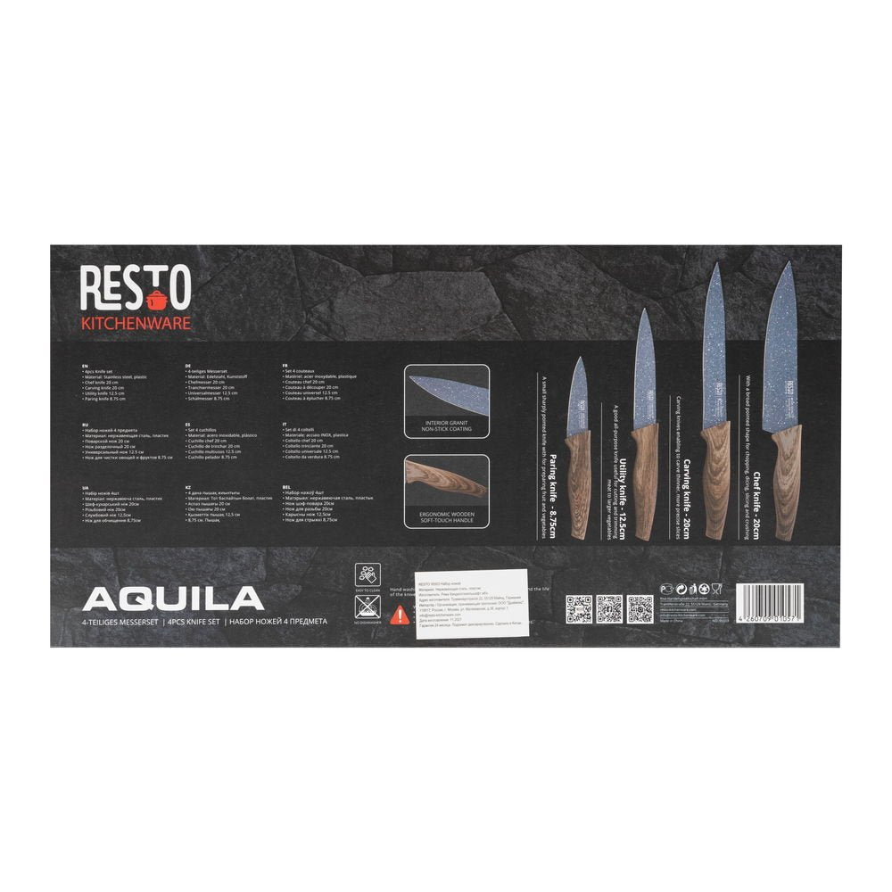 Knife Set 4pcs/95503 Resto