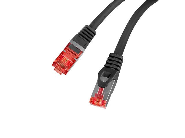 Cable De Red Cat.6 Ftp Lszh Cu 0.5m Negro Fluke Passed Lanberg