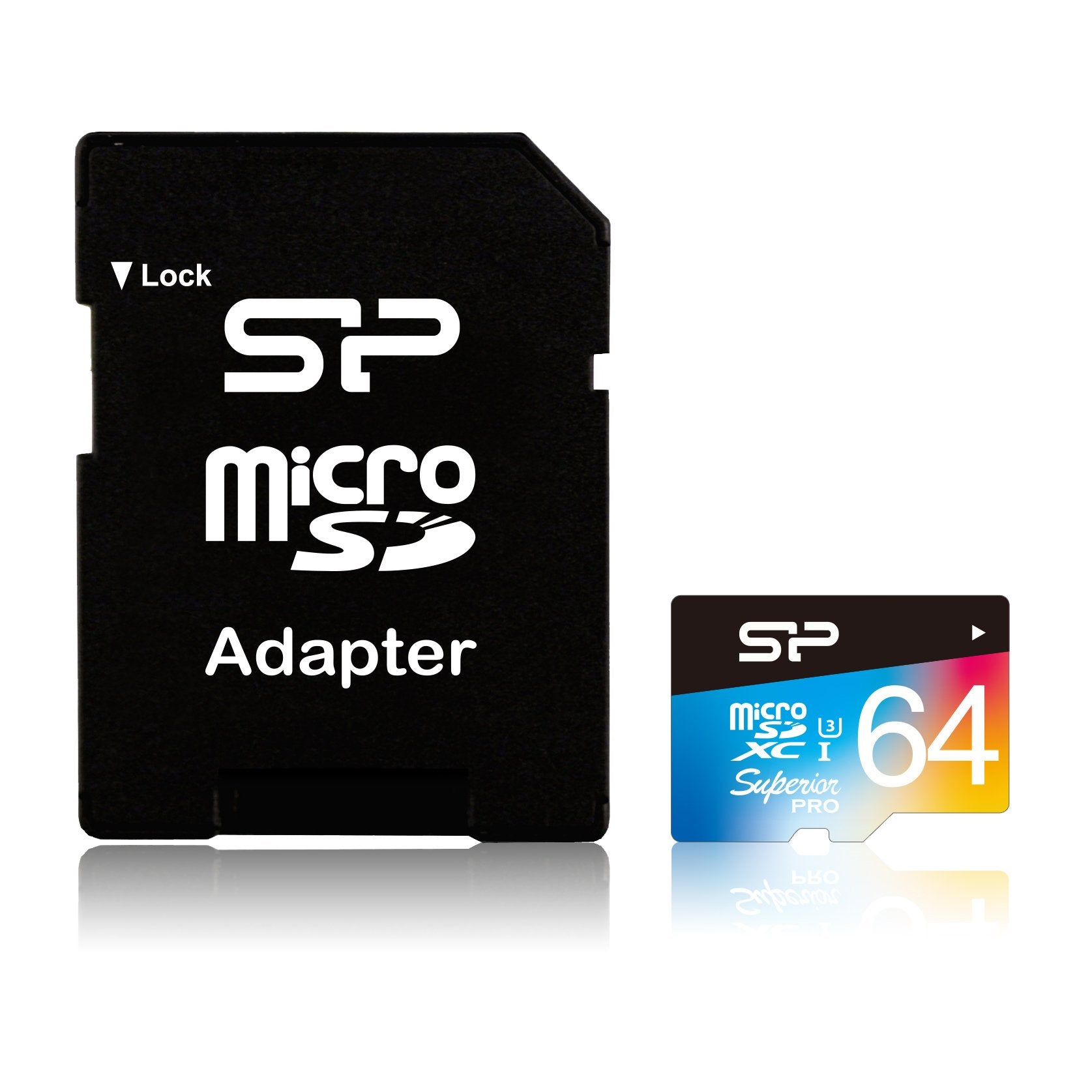 Microsd Card 64gb Silicon Power Uhs1 U3 Superior Pro Col+Ad