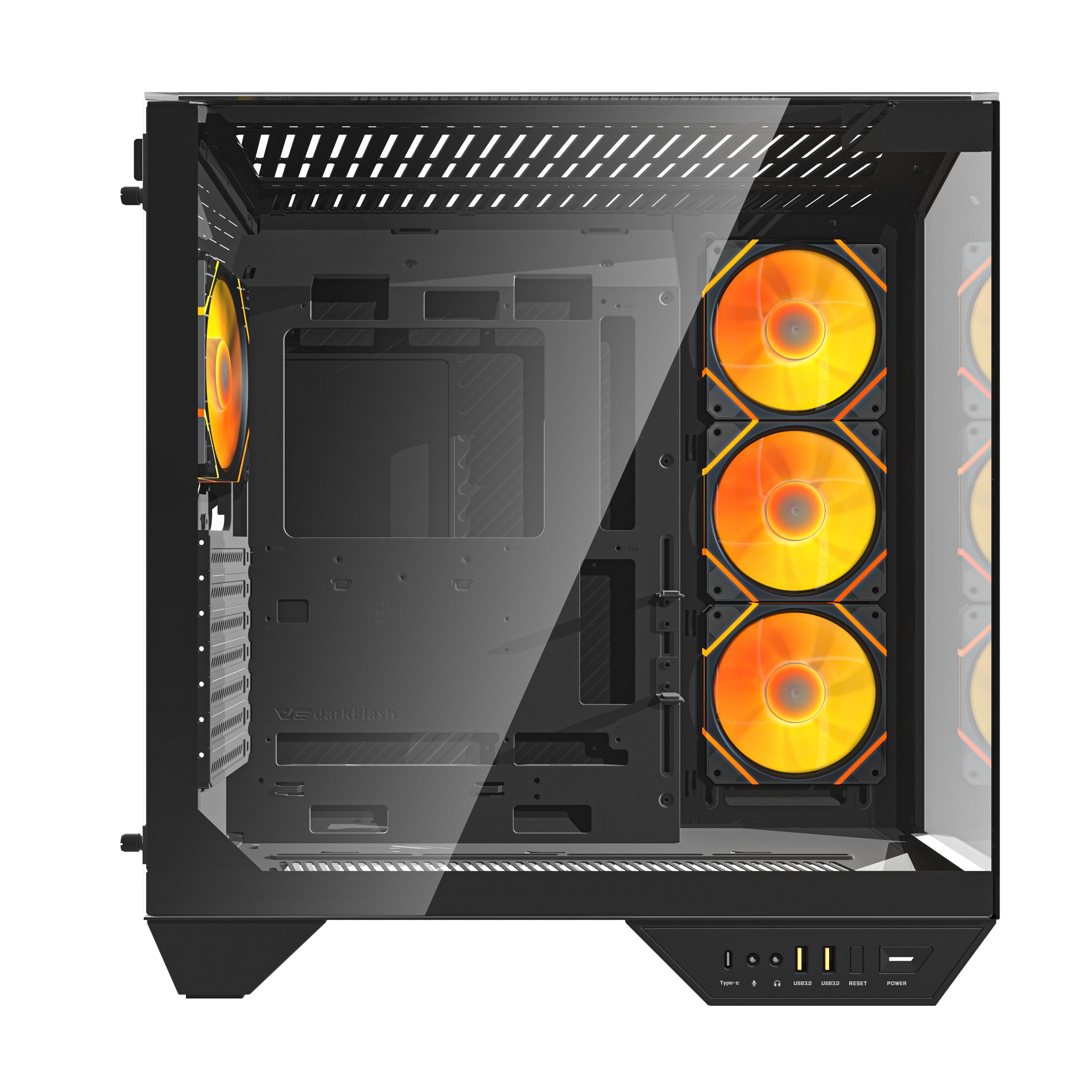 EAN 4711527004315 - darkFlash DC-DY470-B-ES1 carcasa de ordenador Full Tower Negro imagen 6