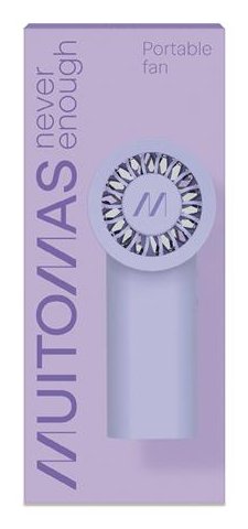 Muitomas Mini Portable Fan Violet Minifan2vl