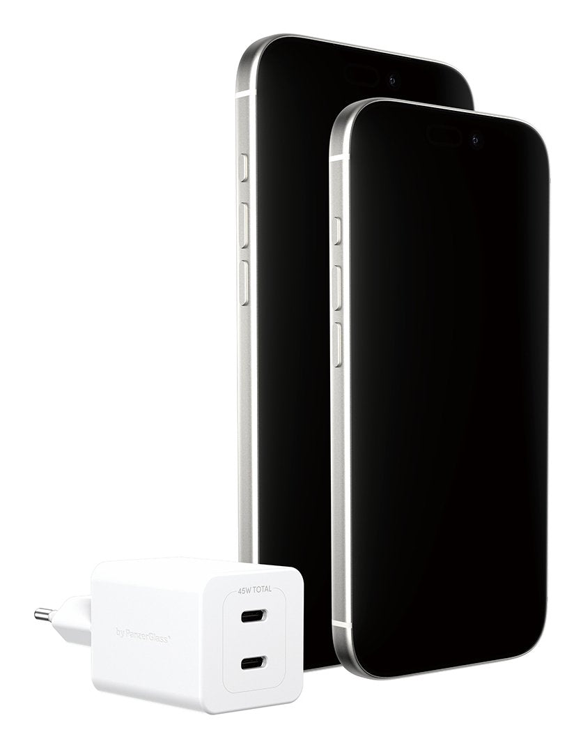 EAN 5715685027574 - PanzerGlass empower™ by ® Turbo 45W Charger incl. 2 x USB-C | EU Plug | Silver White Smartphone Blanco Co imagen 4