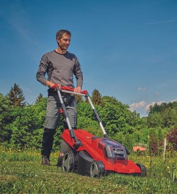 Einhell Rasarro 36/40 (2x4.0ah) Cortacésped Manual Batería Negro, Rojo