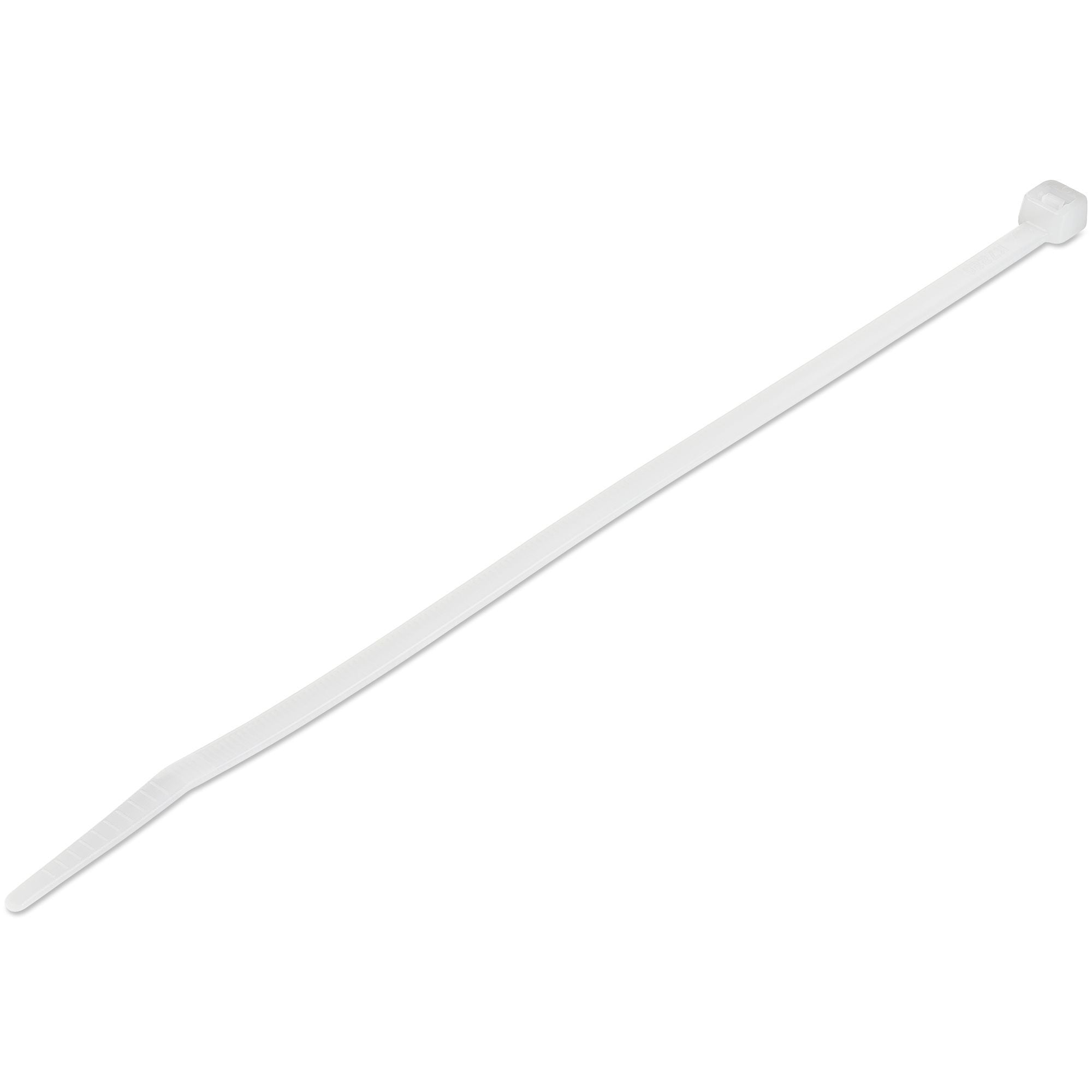 Startech Bridas 20cm 4 Mm De Ancho, 55 Mm Nylon 1000 - Blancas