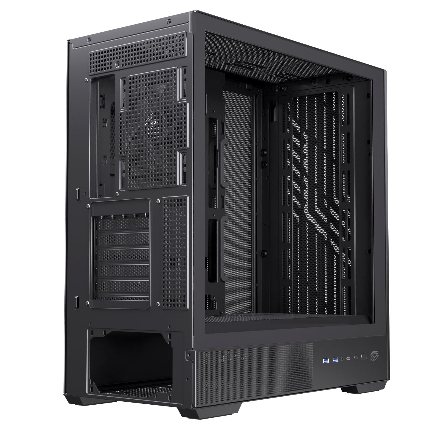 EAN 6977277360134 - Einarex EXCS-PL-800C-B carcasa de ordenador Midi Tower Negro imagen 7