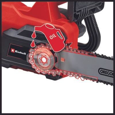 Motosierra Eléctrica Einhell Gc-Ec 2040 (Rojo/Negro, 2000 Vatios) 2040 4501230