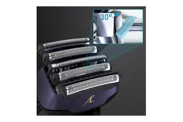 Panasonic Es-Lv67-A803 Depiladora Para La Barba Mojado Y Seco Negro, Púrpura