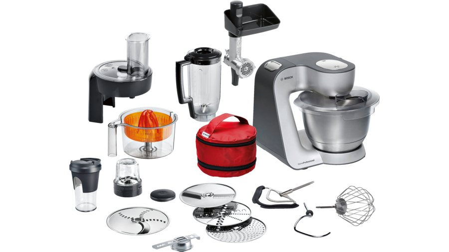 EAN 4242002879697 - Bosch MUM59S81DE robot de cocina 1000 W 3,9 L Negro, Acero inoxidable imagen 1