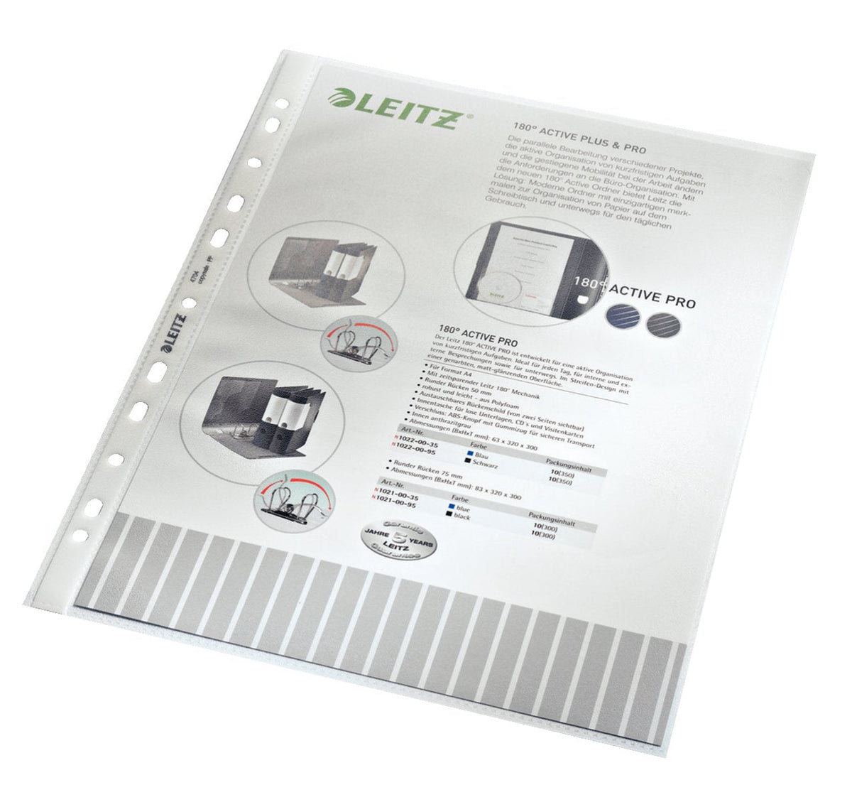 Leitz Fundas Para Documentos 4704 Din A4 Transparente Genarbt 0,10 Mm - 100 Unidades