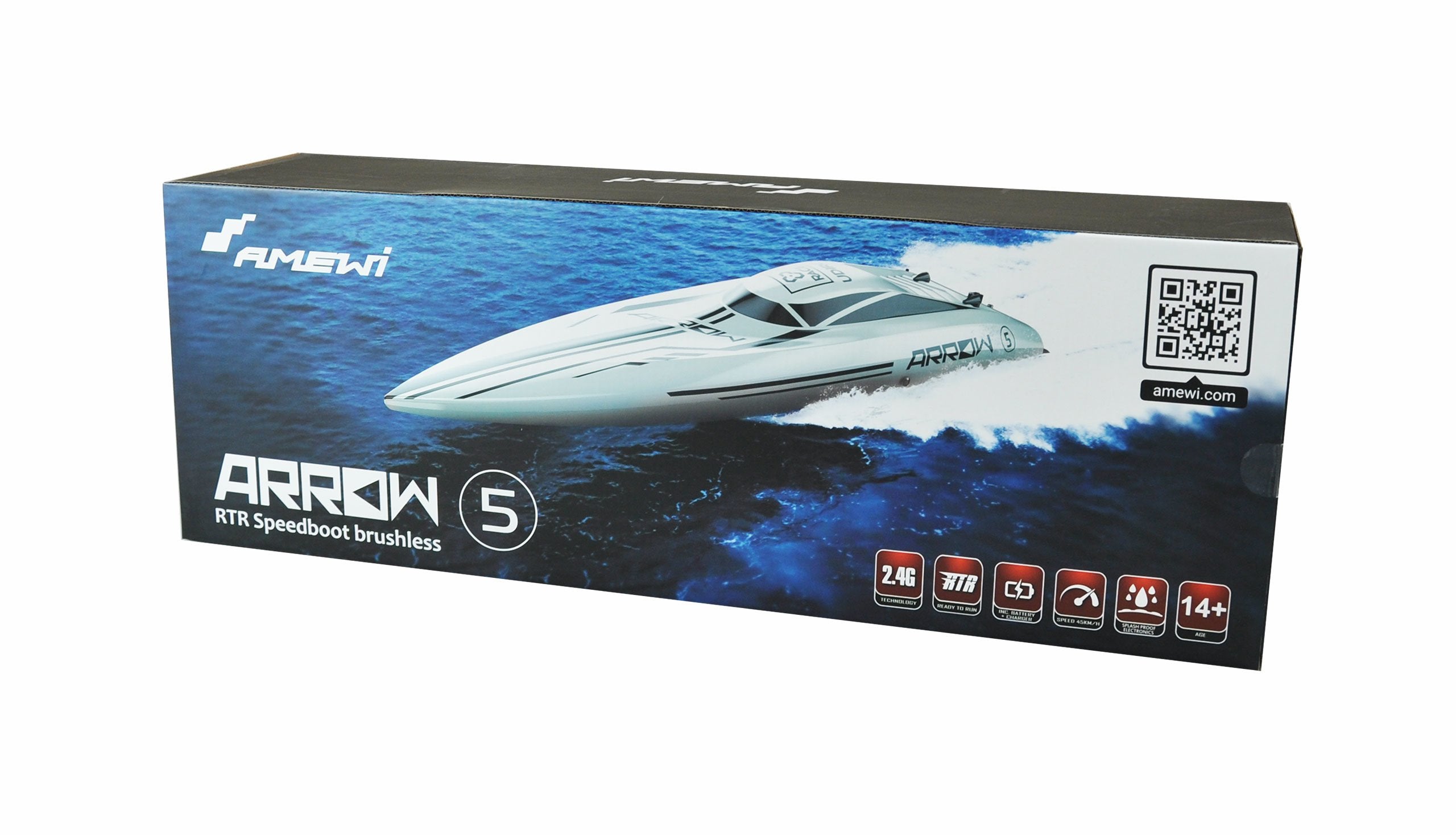 Amewi Arrow 5 Mono Speedboot Brushless 633mm 2,4ghz Rtr