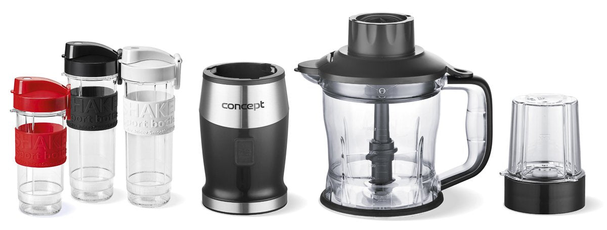 Batidora Concept Sm3390 1,2 L De Inmersión 700 W Negro, Acero Inoxidable