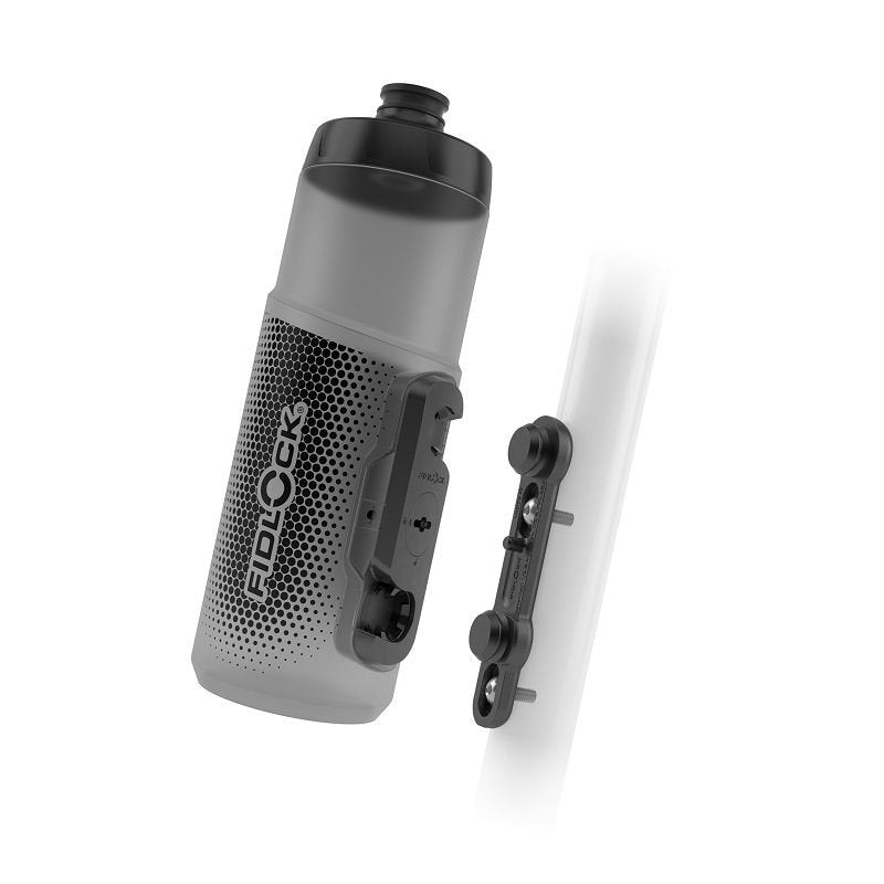 Fidlock Twist Bottle 600 + Bike Base Clear Black