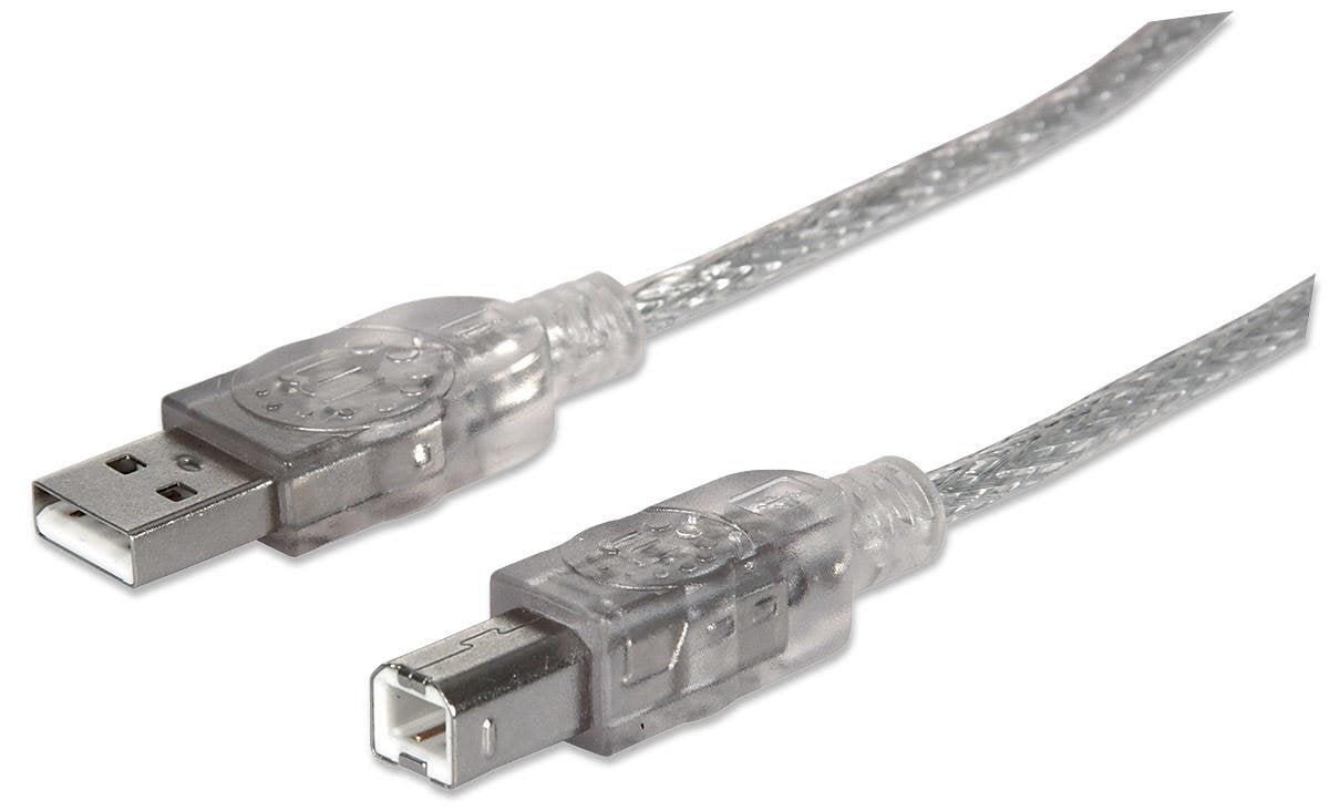 Cable Usb Manhattan Usb A/Usb B 3 M Macho/Macho