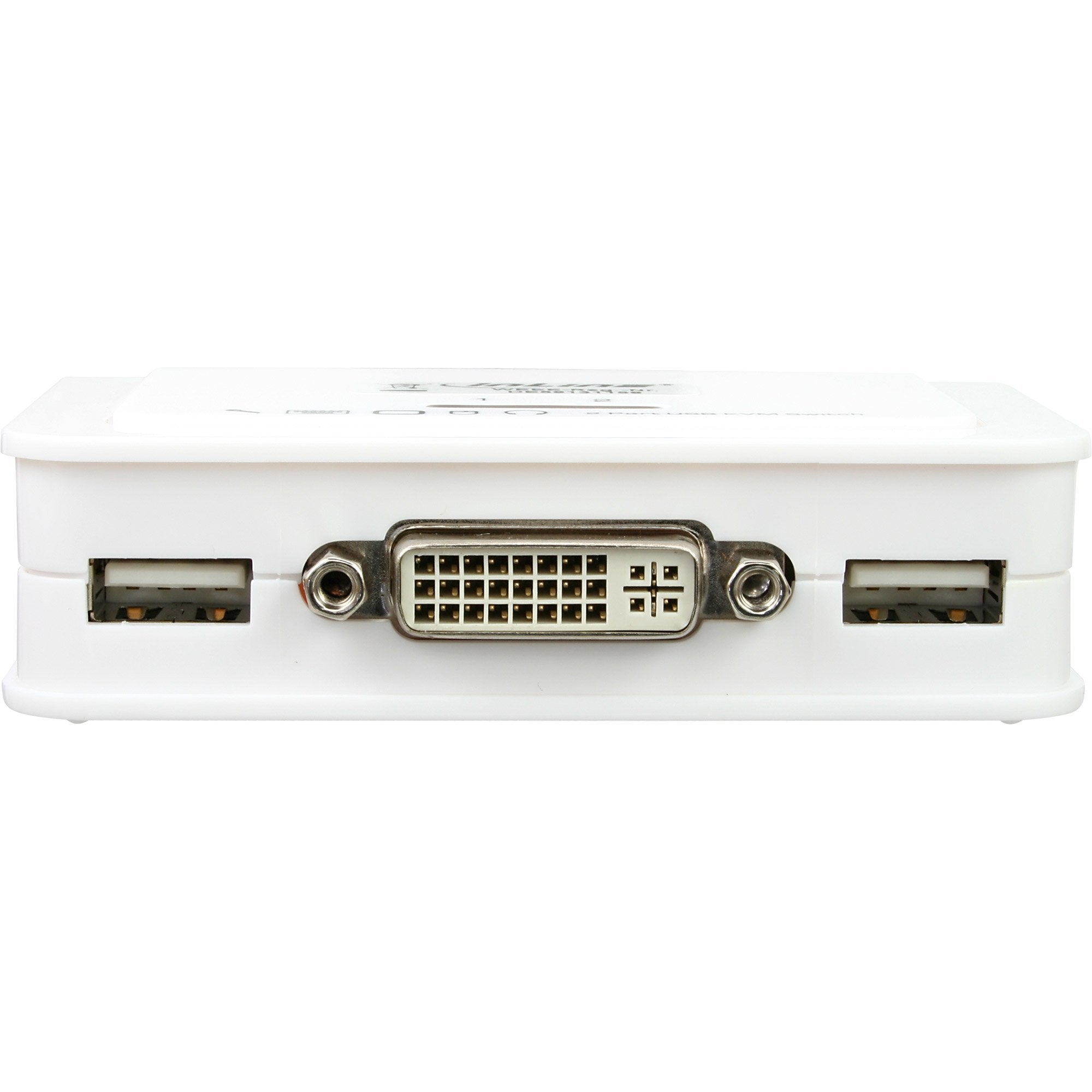 Switch Kvm Inline De 2 Puertos Dvi-D Usb Con Audio
