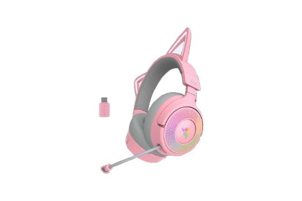Auriculares Razer Kraken Kitty V3 Pro Quartz (Rz04-05170200-R3m1)